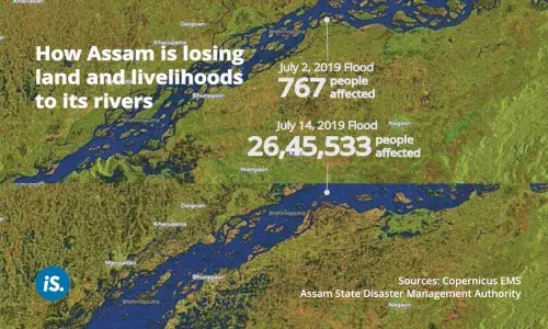 அசாம் அதன் நதிகளுக்கு நிலம், வாழ்வு, வாழ்வாதாரங்களை எவ்வாறு இழக்கிறது அசாம் அதன் நதிகளுக்கு நிலம், வாழ்வு, வாழ்வாதாரங்களை எவ்வாறு இழக்கிறது